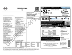 Used 2020  Nissan Maxima 4d Sedan SL at Drive Now Westlake near Westlake&comma; OH