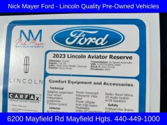 Used 2023  Lincoln Aviator Reserve AWD at Drive Now Westlake near Westlake&comma; OH