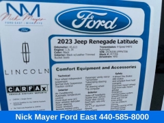 Used 2023  Jeep Renegade Latitude 4x4 at Drive Now Westlake near Westlake&comma; OH