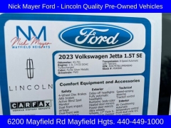 Used 2023  Volkswagen Jetta SE Auto at Drive Now Westlake near Westlake&comma; OH