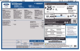 Used 2022  Ford EcoSport SE 4WD at DriveNow Mayfield near Mayfield Heights&comma; OH