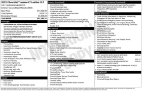 Used 2022  Chevrolet Traverse AWD 4dr LT Leather at DriveNow Mayfield near Mayfield Heights&comma; OH