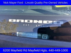 Used 2022 Ford Bronco 4 Door Advanced 4x4 at Drive Now Westlake near Westlake, OH