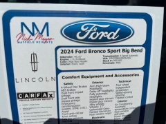 Used 2024  Ford Bronco Sport Big Bend 4x4 at Drive Now Westlake near Westlake&comma; OH
