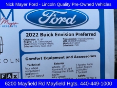 Used 2022  Buick Envision FWD 4dr Preferred at Drive Now Westlake near Westlake&comma; OH