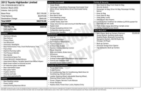 Used 2012  Toyota Highlander 4d SUV AWD Limited at DriveNow Mayfield near Mayfield Heights&comma; OH