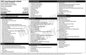 Used 2023  Jeep Renegade Latitude 4x4 at Drive Now Westlake near Westlake&comma; OH