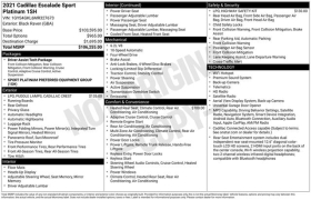 Used 2021  Cadillac Escalade 4WD 4dr Sport Platinum at Drive Now Westlake near Westlake&comma; OH