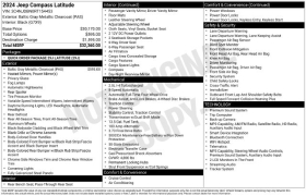 Used 2024  Jeep Compass Latitude 4x4 at Drive Now Westlake near Westlake&comma; OH