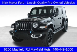 Used 2022 Jeep Wrangler 4xe Unlimited Sahara 4x4 at Drive Now Westlake near Westlake, OH