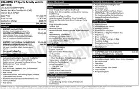 Used 2024  BMW X7 xDrive40i Sports Activity Vehicle at Drive Now Westlake near Westlake&comma; OH