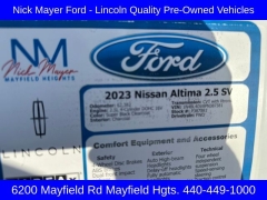 Used 2023  Nissan Altima 2&period;5 SV Sedan at DriveNow Mayfield near Mayfield Heights&comma; OH