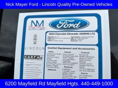 Used 2024  Chevrolet Silverado 3500HD 4WD Crew Cab 172" LTZ at Drive Now Westlake near Westlake, OH