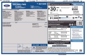 Used 2023  Ford Escape ST-Line FWD at Drive Now Westlake near Westlake&comma; OH
