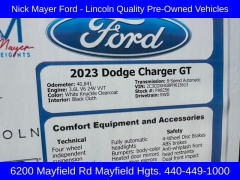 Used 2023  Dodge Charger GT RWD at DriveNow Mayfield near Mayfield Heights, OH