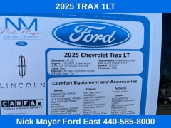 Used 2025  Chevrolet Trax FWD 4dr LT at Drive Now Westlake near Westlake&comma; OH