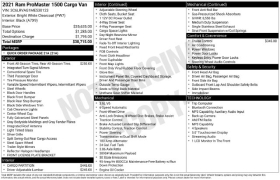 Used 2021  Ram ProMaster Cargo Van 1500 Low Roof 136" WB at Drive Now Westlake near Westlake&comma; OH