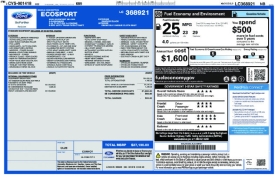 Used 2020  Ford EcoSport 4d SUV 4WD SE at Drive Now Westlake near Westlake&comma; OH