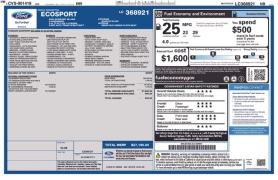 Used 2020  Ford EcoSport 4d SUV 4WD SE at DriveNow Mayfield near Mayfield Heights&comma; OH