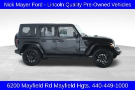 Used 2022 Jeep Wrangler 4xe Unlimited Sahara 4x4 at Drive Now Westlake near Westlake, OH