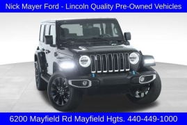 Used 2022 Jeep Wrangler 4xe Unlimited Sahara 4x4 at Drive Now Westlake near Westlake, OH