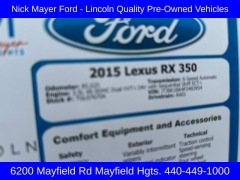 Used 2015  Lexus RX 350 AWD 4dr at Drive Now Westlake near Westlake&comma; OH