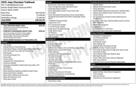 Used 2020  Jeep Cherokee Trailhawk 4x4 at DriveNow Mayfield near Mayfield Heights&comma; OH