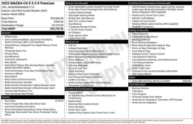 Used 2022  Mazda CX-5 2&period;5 S Premium Package AWD at DriveNow Mayfield near Mayfield Heights&comma; OH