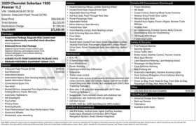 Used 2020  Chevrolet Suburban 4d SUV 4WD Premier at Drive Now Westlake near Westlake&comma; OH