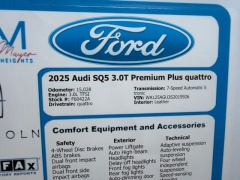 Used 2025  Audi SQ5 Premium Plus 3&period;0 TFSI Hybrid quattro at DriveNow Mayfield near Mayfield Heights&comma; OH