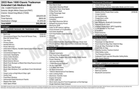 Used 2022  Ram 1500 Classic Tradesman 4x4 Quad Cab 6'4" Box at DriveNow Mayfield near Mayfield Heights&comma; OH