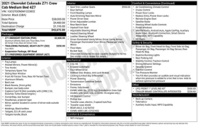 Used 2021  Chevrolet Colorado 4WD Crew Cab 128" Z71 at DriveNow Mayfield near Mayfield Heights&comma; OH