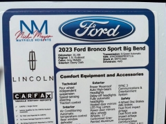 Used 2023  Ford Bronco Sport Big Bend 4x4 at Drive Now Westlake near Westlake&comma; OH