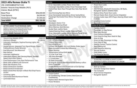 Used 2023  Alfa Romeo Giulia Ti RWD at Drive Now Westlake near Westlake&comma; OH