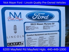 Used 2023  Nissan Murano FWD SV at DriveNow Mayfield near Mayfield Heights, OH