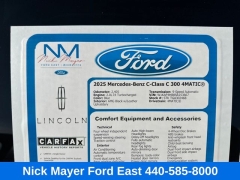 Used 2025  Mercedes-Benz C-Class C 300 4MATIC Sedan at Drive Now Westlake near Westlake&comma; OH