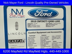 Used 2019 INFINITI QX80 LUXE AWD at Drive Now Westlake near Westlake, OH