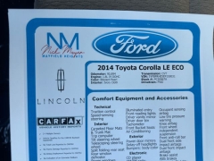 Used 2014  Toyota Corolla 4dr Sdn CVT LE ECO &lpar;Natl&rpar; at DriveNow Mayfield near Mayfield Heights&comma; OH