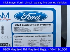 Used 2024  Buick Envision AWD 4dr Preferred at DriveNow Mayfield near Mayfield Heights, OH