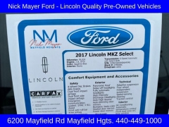 Used 2017  Lincoln MKZ 4d Sedan AWD Select at DriveNow Mayfield near Mayfield Heights&comma; OH