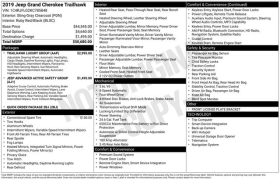 Used 2019  Jeep Grand Cherokee 4d SUV 4WD Trailhawk V6 at DriveNow Mayfield near Mayfield Heights&comma; OH