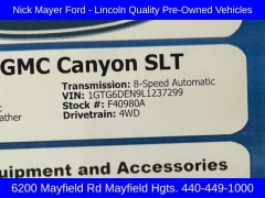 Used 2020 GMC Canyon 4WD Crew Cab 128" SLT at Drive Now Westlake near Westlake, OH