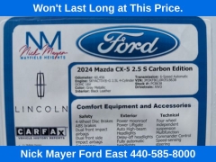 Used 2024  Mazda CX-5 2&period;5 S Preferred Package AWD at DriveNow Mayfield near Mayfield Heights&comma; OH