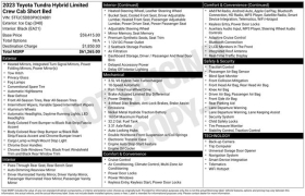 Used 2023  Toyota Tundra Hybrid 4WD Limited CrewMax 5&period;5ft Bed at Drive Now Westlake near Westlake&comma; OH