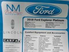 Used 2018  Ford Explorer 4d SUV 4WD Platinum at Drive Now Westlake near Westlake&comma; OH