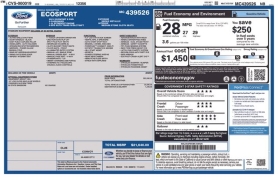 Used 2021  Ford EcoSport S FWD at DriveNow Mayfield near Mayfield Heights&comma; OH