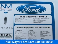 Used 2025  Chevrolet Tahoe 4WD 4dr LT at Drive Now Westlake near Westlake&comma; OH