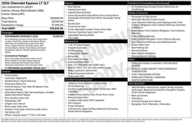 Used 2026  Chevrolet Equinox AWD 4dr LT w&sol;2LT at Drive Now Westlake near Westlake&comma; OH