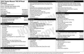 Used 2023  Toyota 4Runner TRD Off Road Premium 4WD at Drive Now Westlake near Westlake&comma; OH