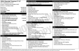 Used 2026  Chevrolet Traverse FWD 4dr LT w&sol;1LT at DriveNow Mayfield near Mayfield Heights&comma; OH